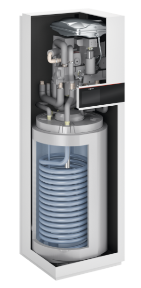 Vitocal 151-A Air Source Heat Pump with DHW Cylinder 440V 13 kW