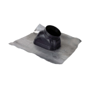 7452501 Flue 100/150mm Universal Roof Tile (Black)