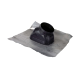 7452501 Flue 100/150mm Universal Roof Tile (Black)