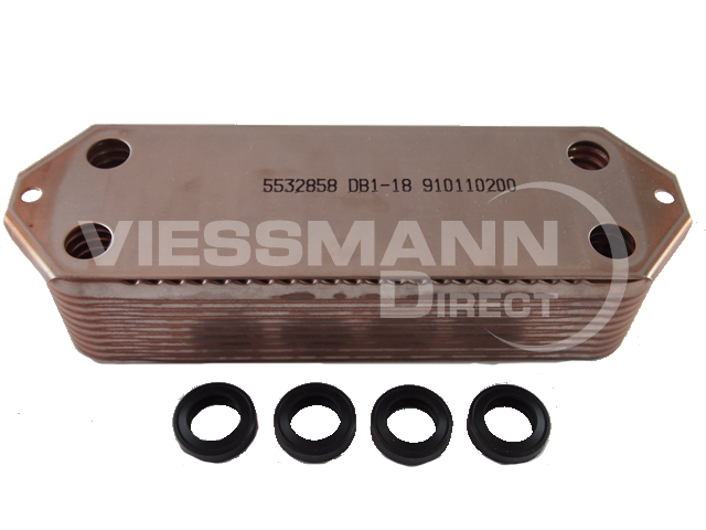7826465 Plate Heat Exchanger with Gaskets - Viessmann Direct